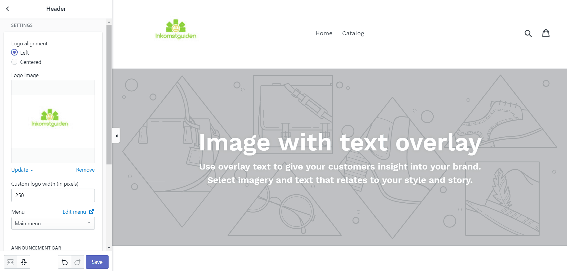Gör En Header Online Gratis