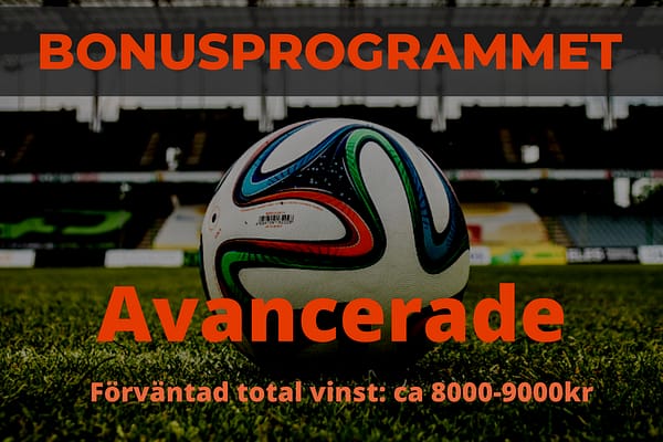 Bonusprogrammet: Avancerade